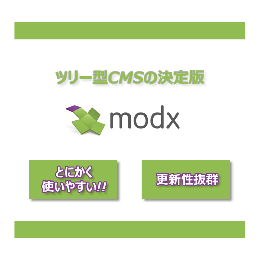MODx(モドエックス)を利用したサイト制作